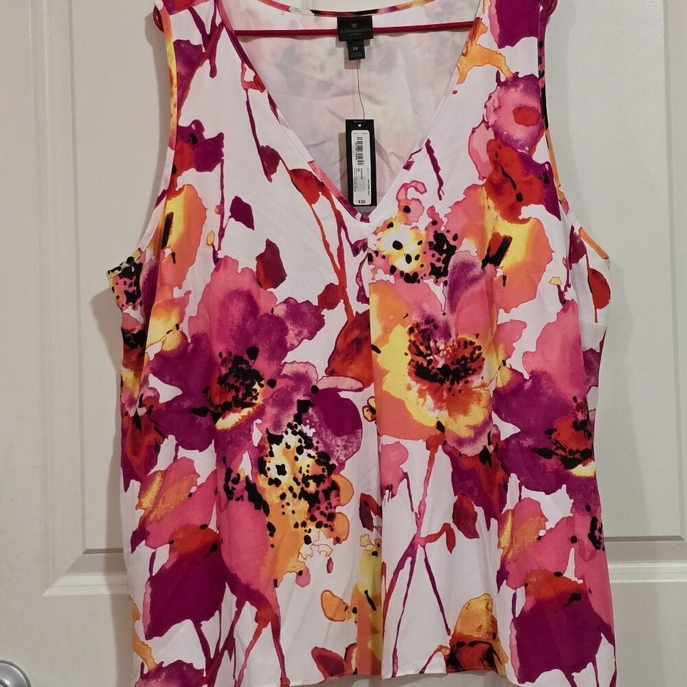 Worthington sleeveless top